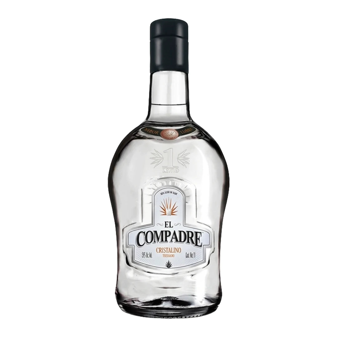 Destilado de Agave El Compadre Cristalino 1000 ml