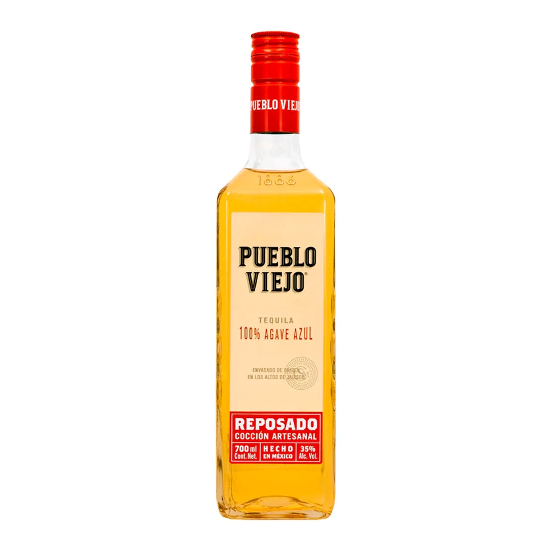 Tequila Pueblo Viejo Reposado 700 Ml