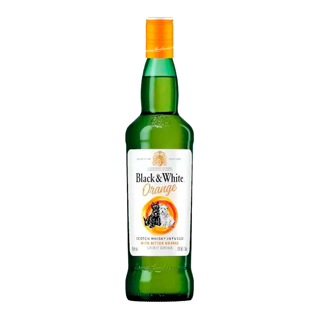 Whisky Black And White Scotch Orange 700 Ml