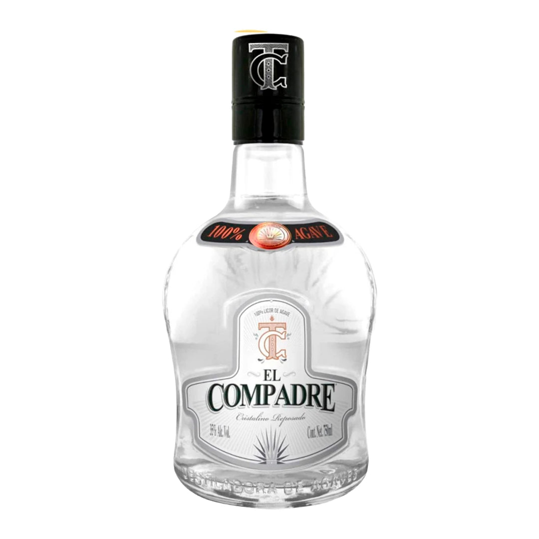 Destilado de Agave El Compadre Cristalino 750 ml
