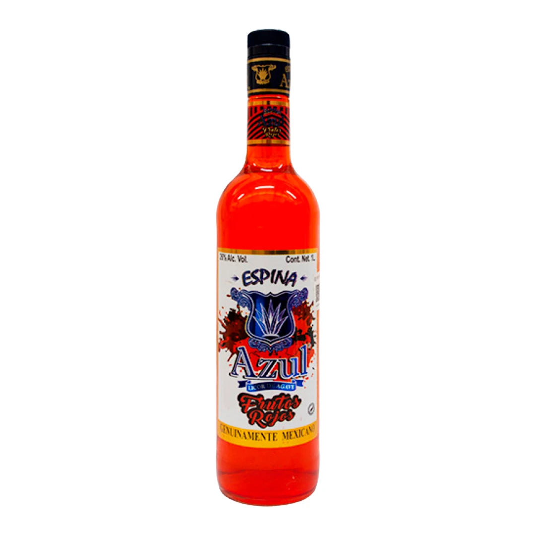 Licor de Agave Espina Azul Frutos Rojos 1000 ml