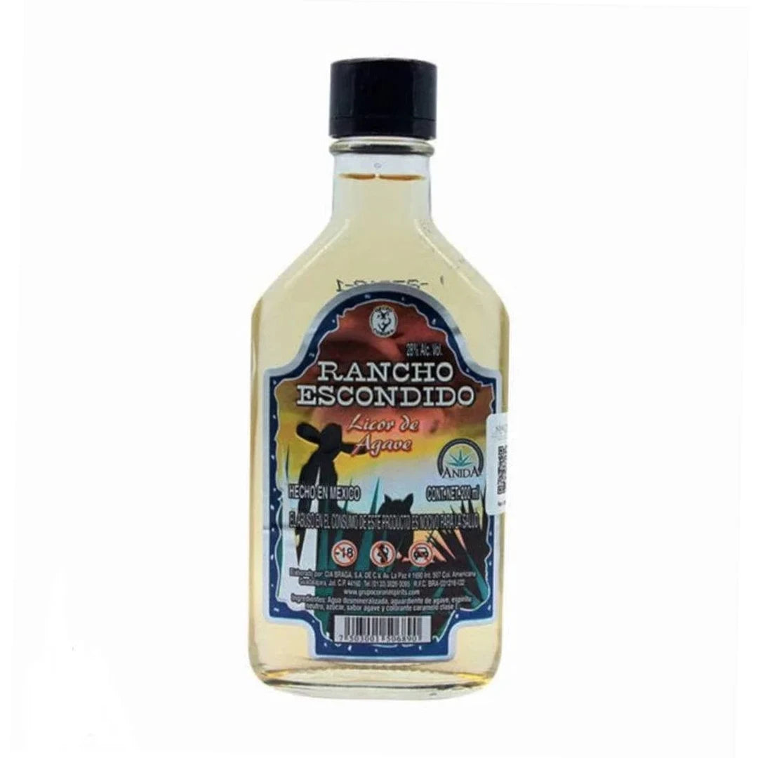 Destilado De Agave Rancho Escondido 200 Ml