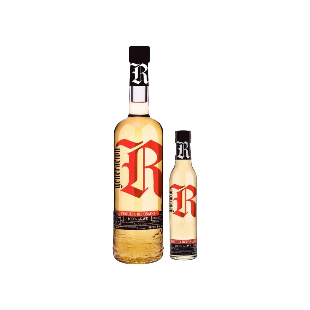 Tequila Rebelde Reposado 750 ml con 250 ml