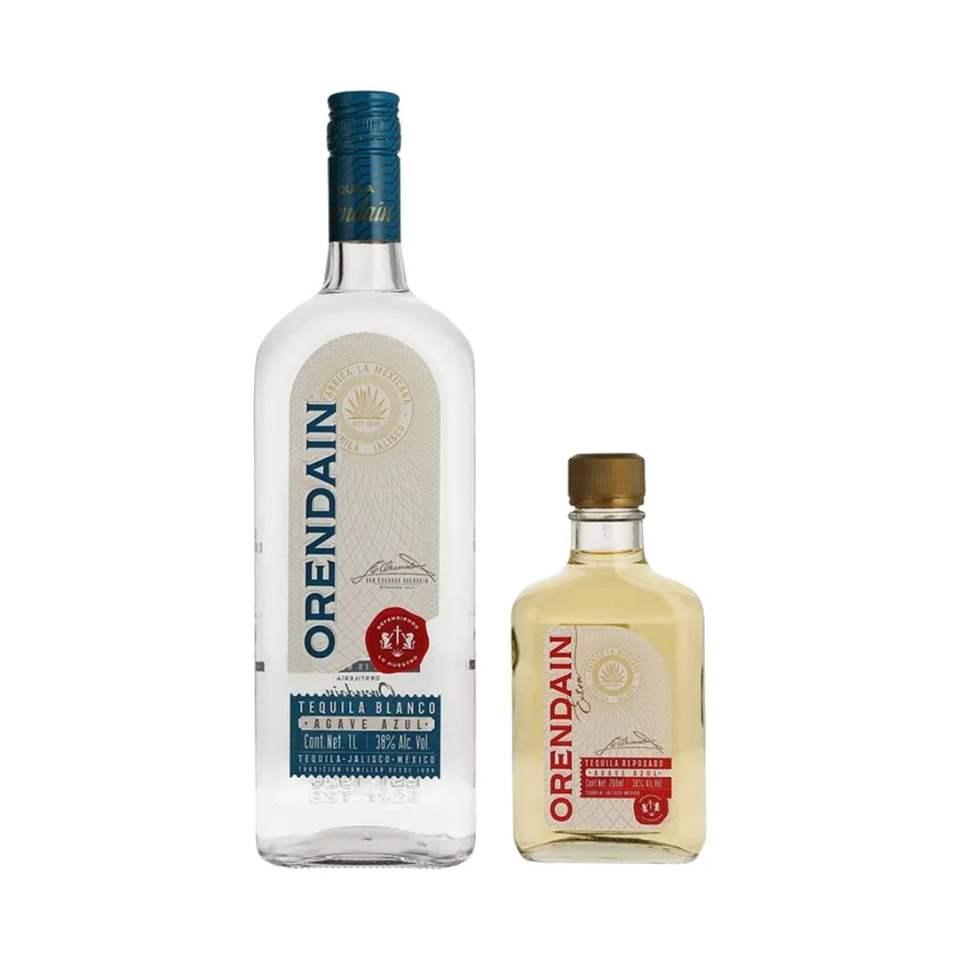 Tequila Orendain Blanco 1000 ml con Orendain Reposado 200 ml