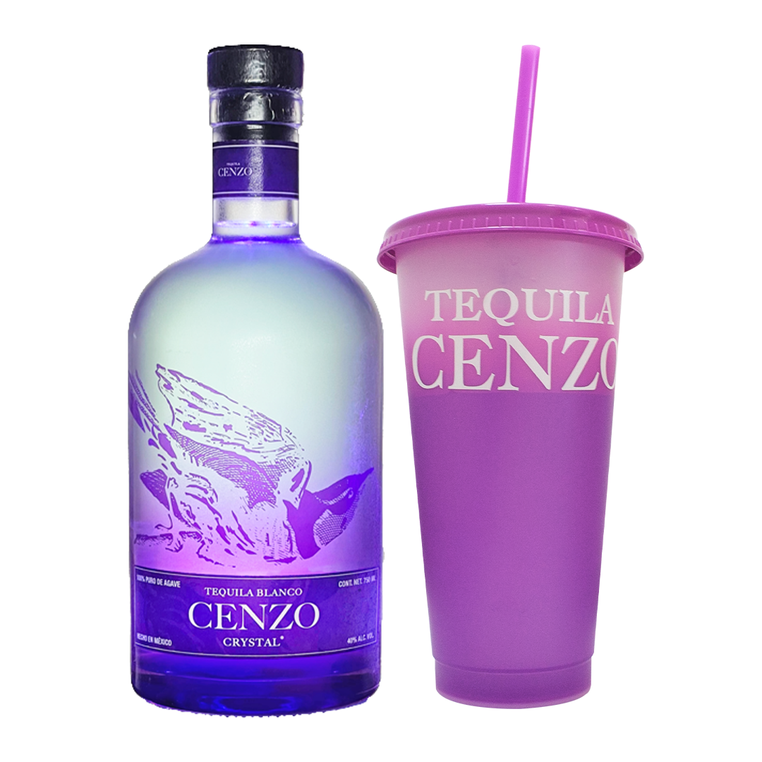 Tequila Cenzo Blanco 750 Ml + Vaso - Corpovino