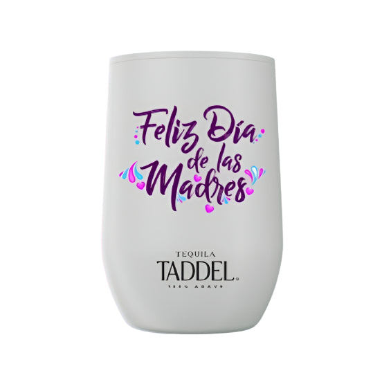 2 Tequilas Taddel Reposado Cristalino 750 Ml + Termo Día de las Madres