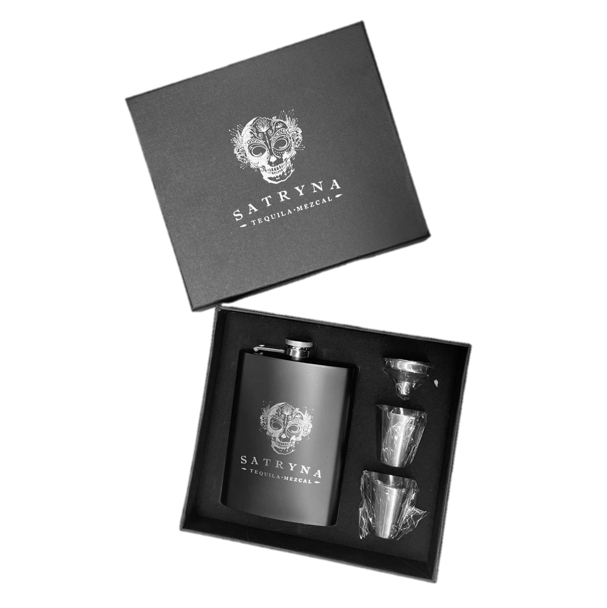 Tequila Satryna Cristalino 750 Ml + Licorera Satryna