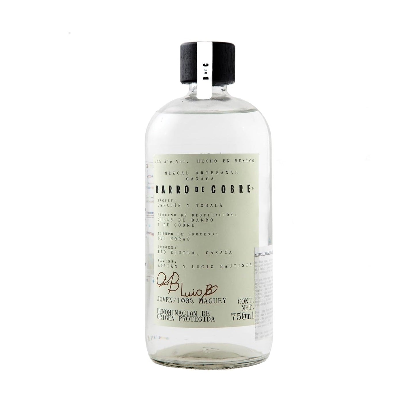 Mezcal Barro De Cobre Espadin Y Tobala Ensamble 750 Ml - Corpovino
