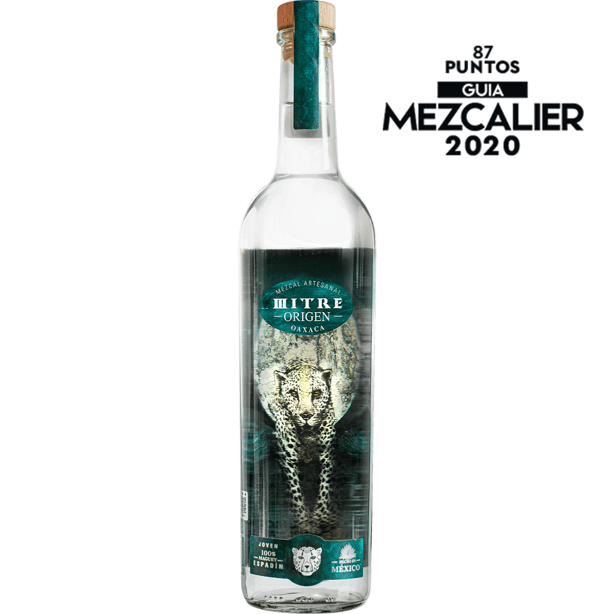 Mezcal Mitre Origen Artesanal Joven Espadin 700 Ml