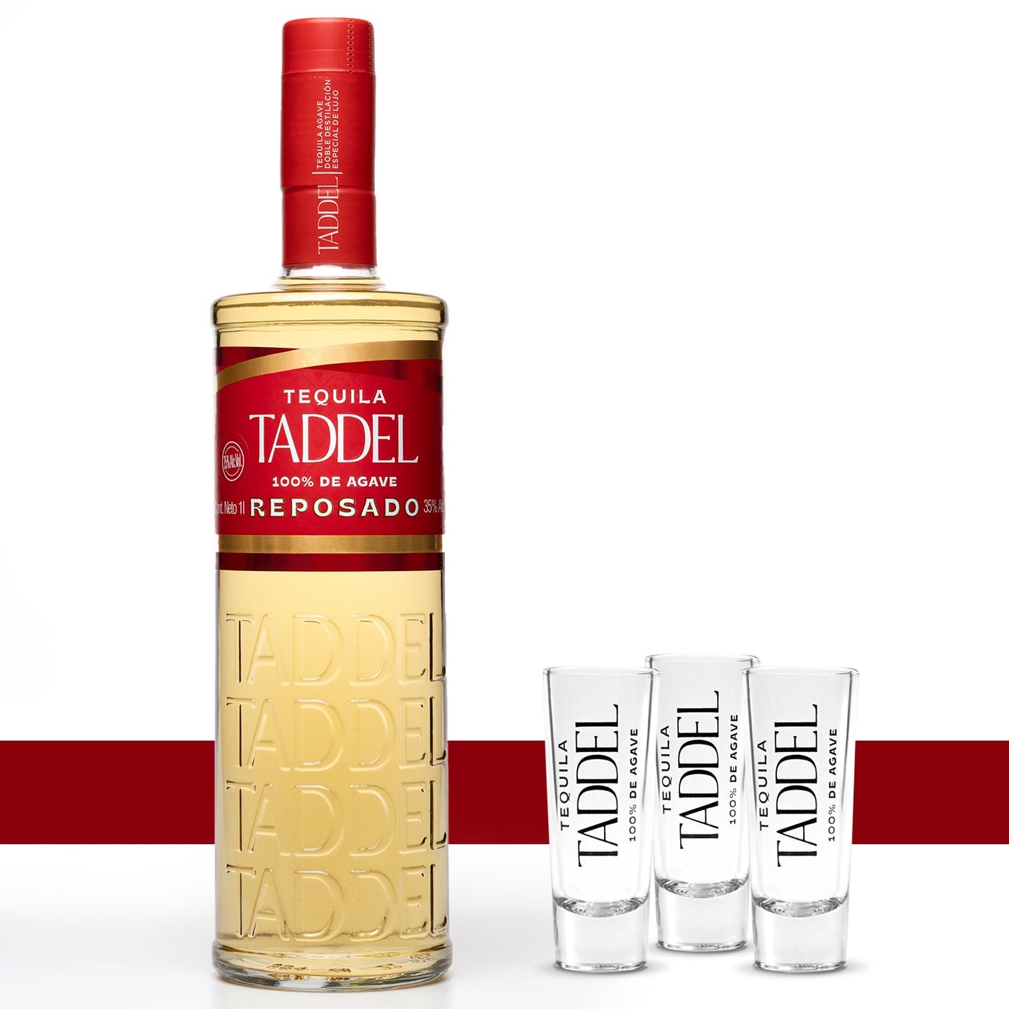 Tequila Taddel Reposado 1000 Ml - Corpovino