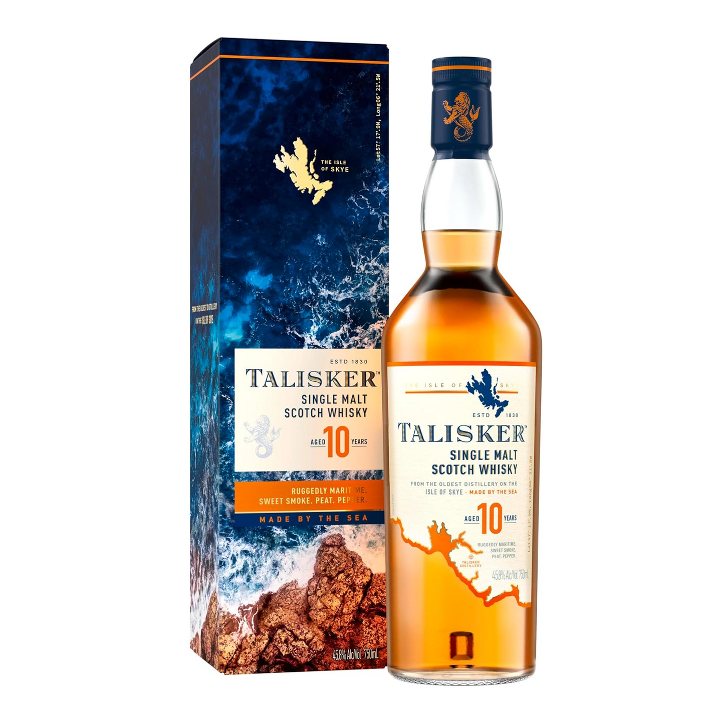 Whisky Talisker 10 años 750 Ml - Corpovino