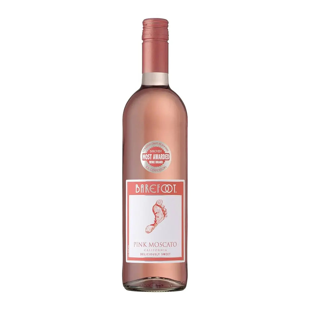 Vino Rosado Barefoot Pink Moscato 750 Ml - Corpovino