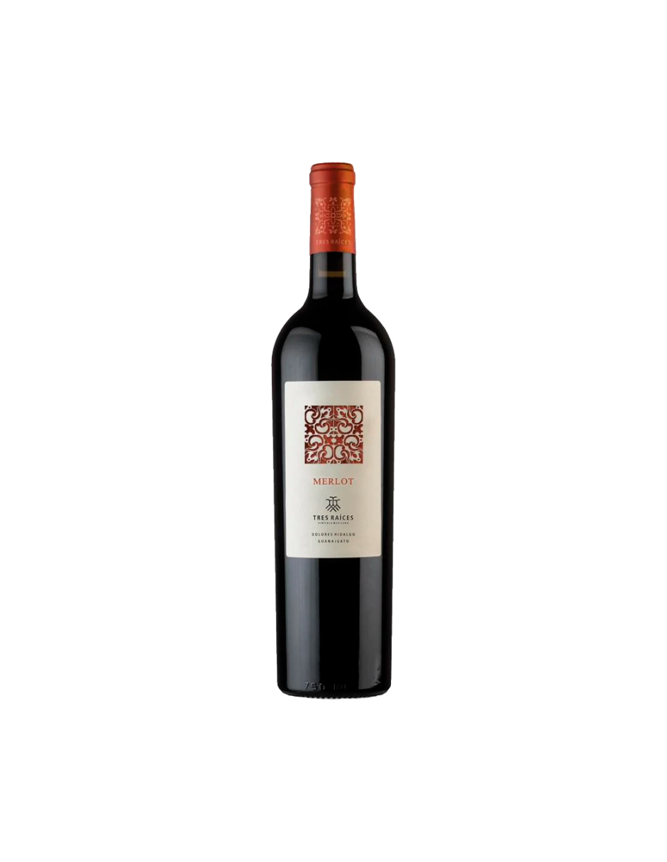 Vino Tinto Tres Raices Merlot 750 Ml - Corpovino