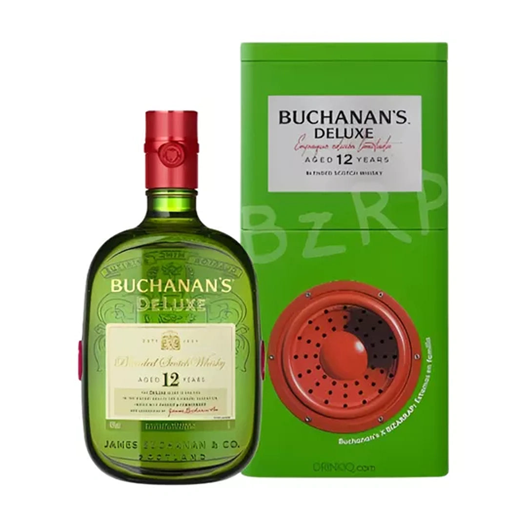 Whisky Buchanan´s 12 Años 750 Ml Con Bocina Edic. Bizarrap