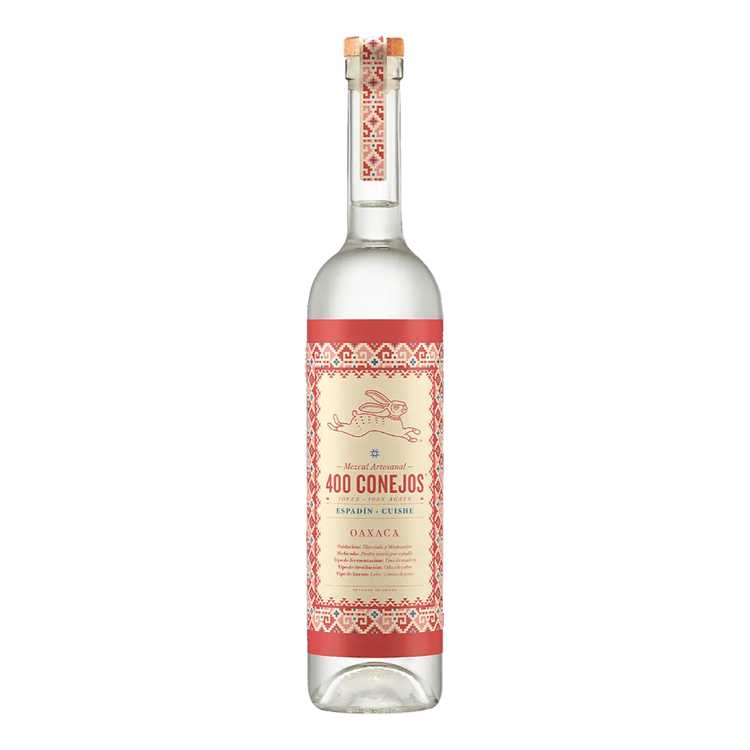Mezcal 400 Conejos Espadín Cuishe 750 Ml