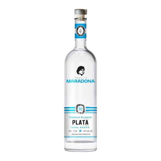 Tequila Blanco Maradona Plata 750 ml