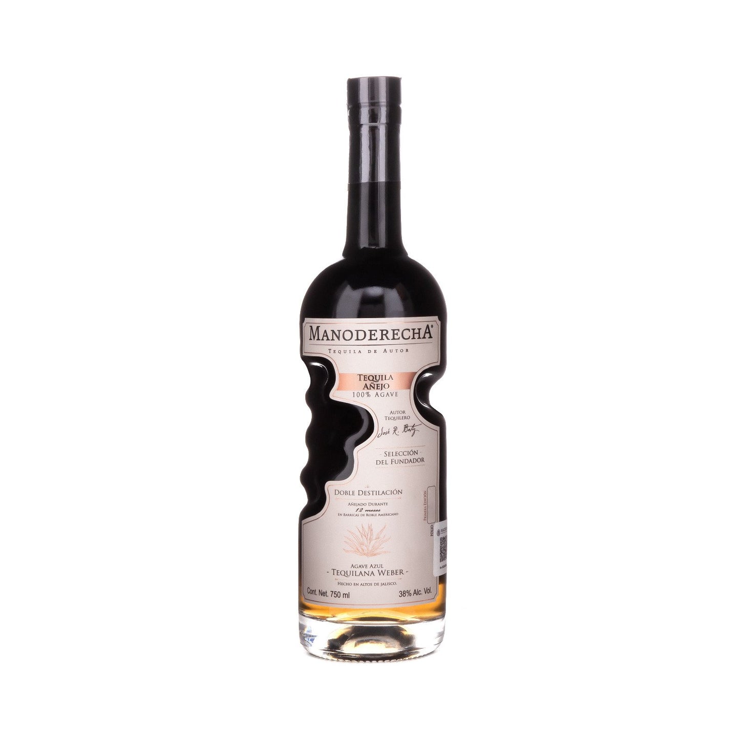 Tequila Manoderecha Añejo 750 Ml