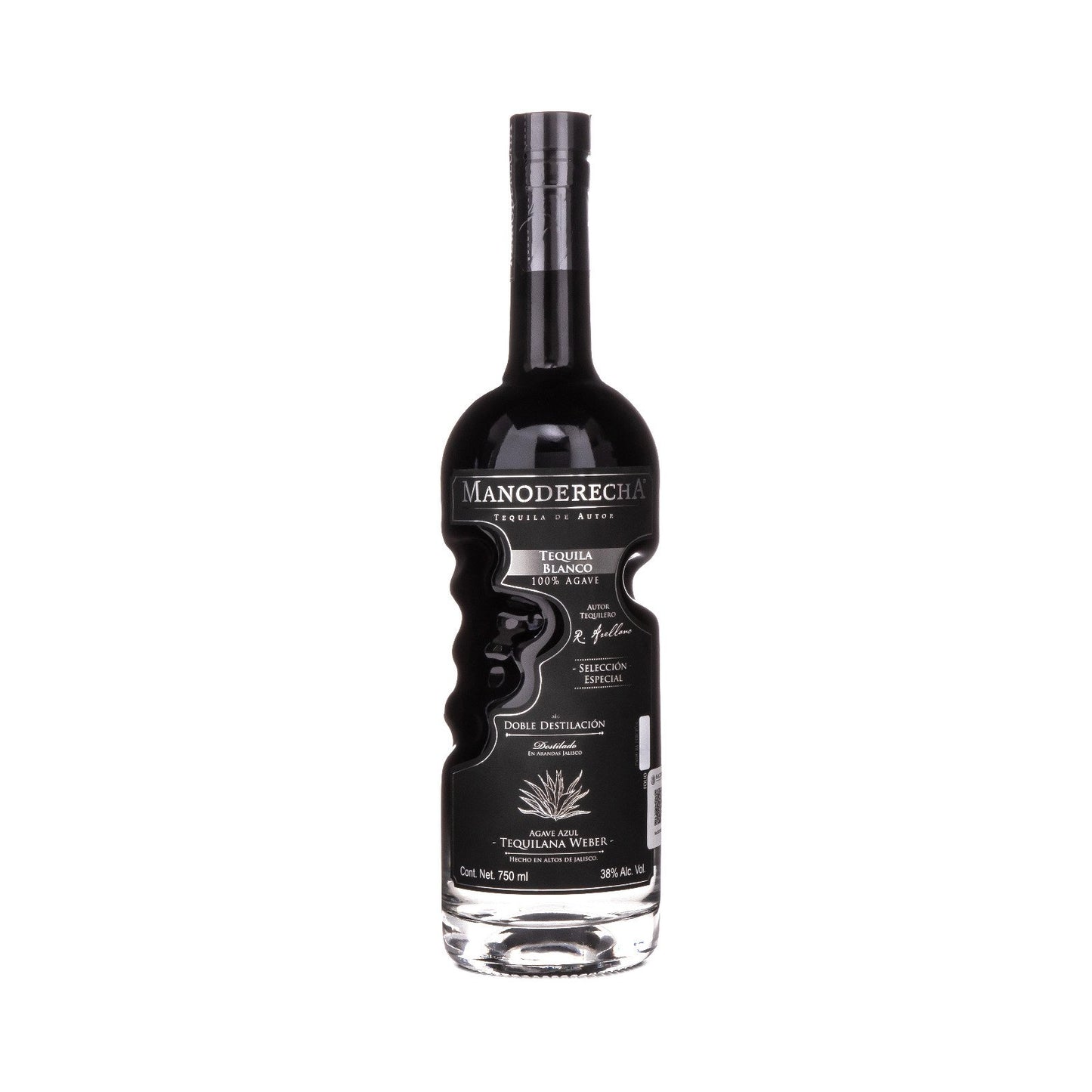 Tequila Manoderecha Blanco 750 Ml
