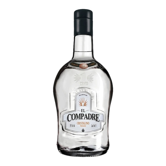 Destilado de Agave El Compadre Cristalino 1000 ml