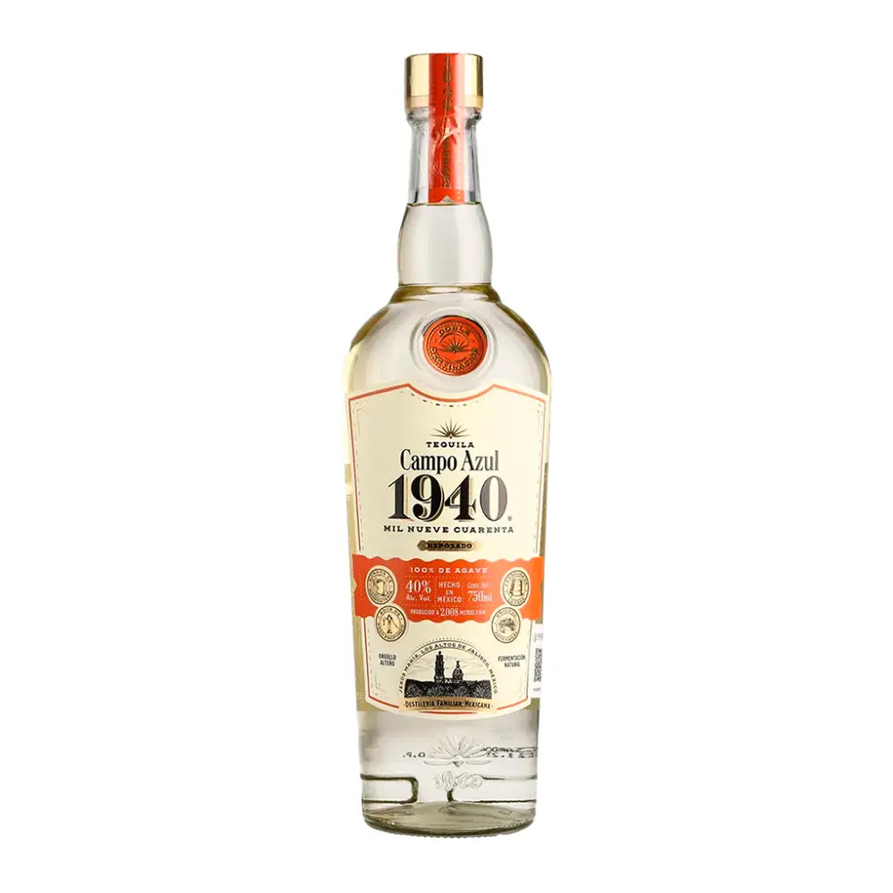 Tequila Campo Azul 1940 Reposado 750 Ml