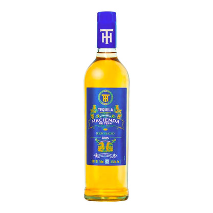 Tequila Hacienda De Tepa Reposado 100% 700 Ml + 2 Vasos