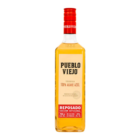 Tequila Pueblo Viejo Reposado 700 Ml