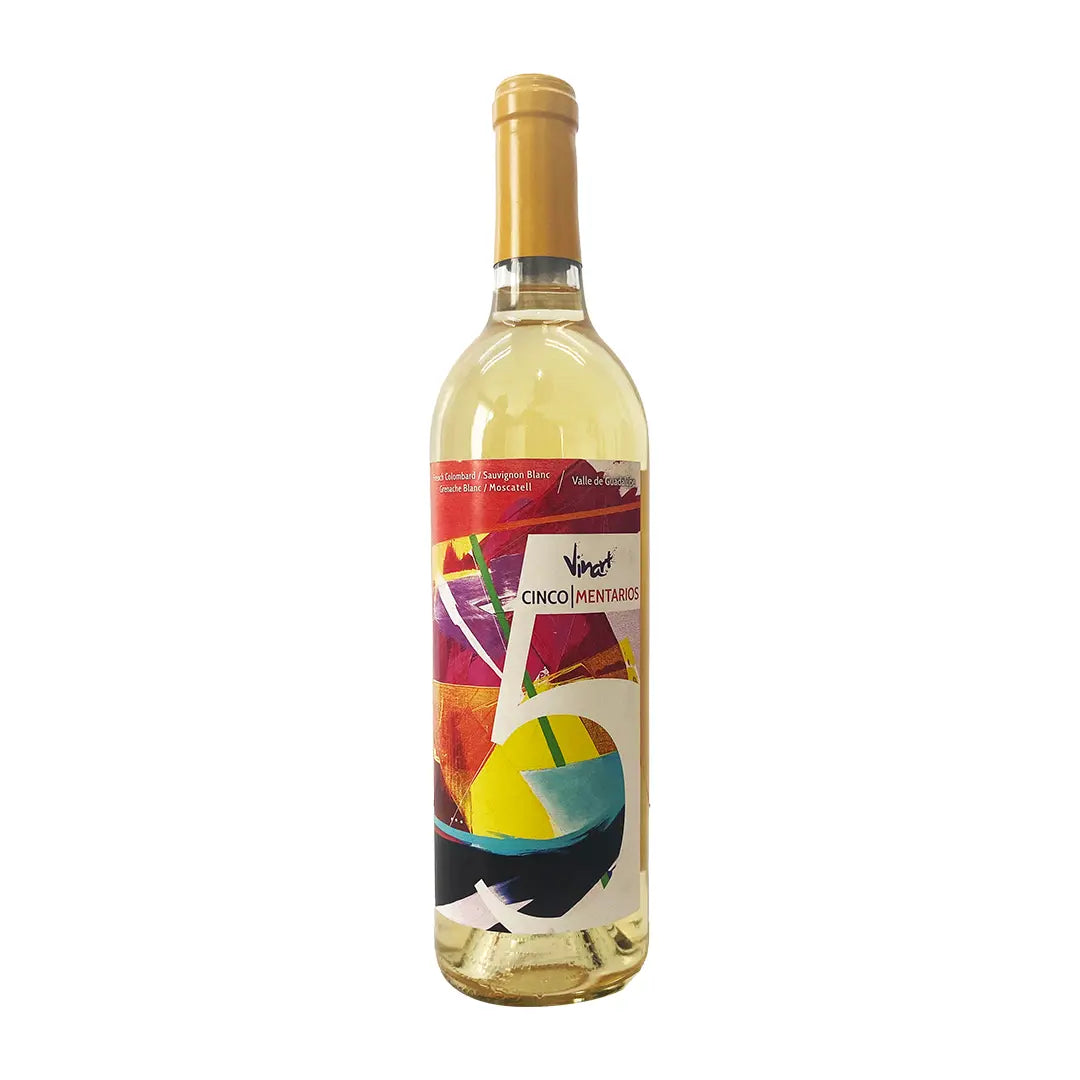 Vino Blanco Cinco Mentarios Sauvino Generosorenache Moscatell 750 Ml