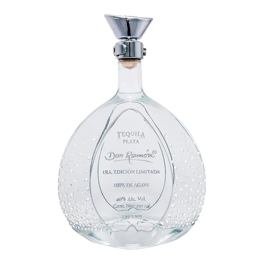 Tequila Don Ramón Plata 750 Ml Edición Limitada Con Collar Y Aretes