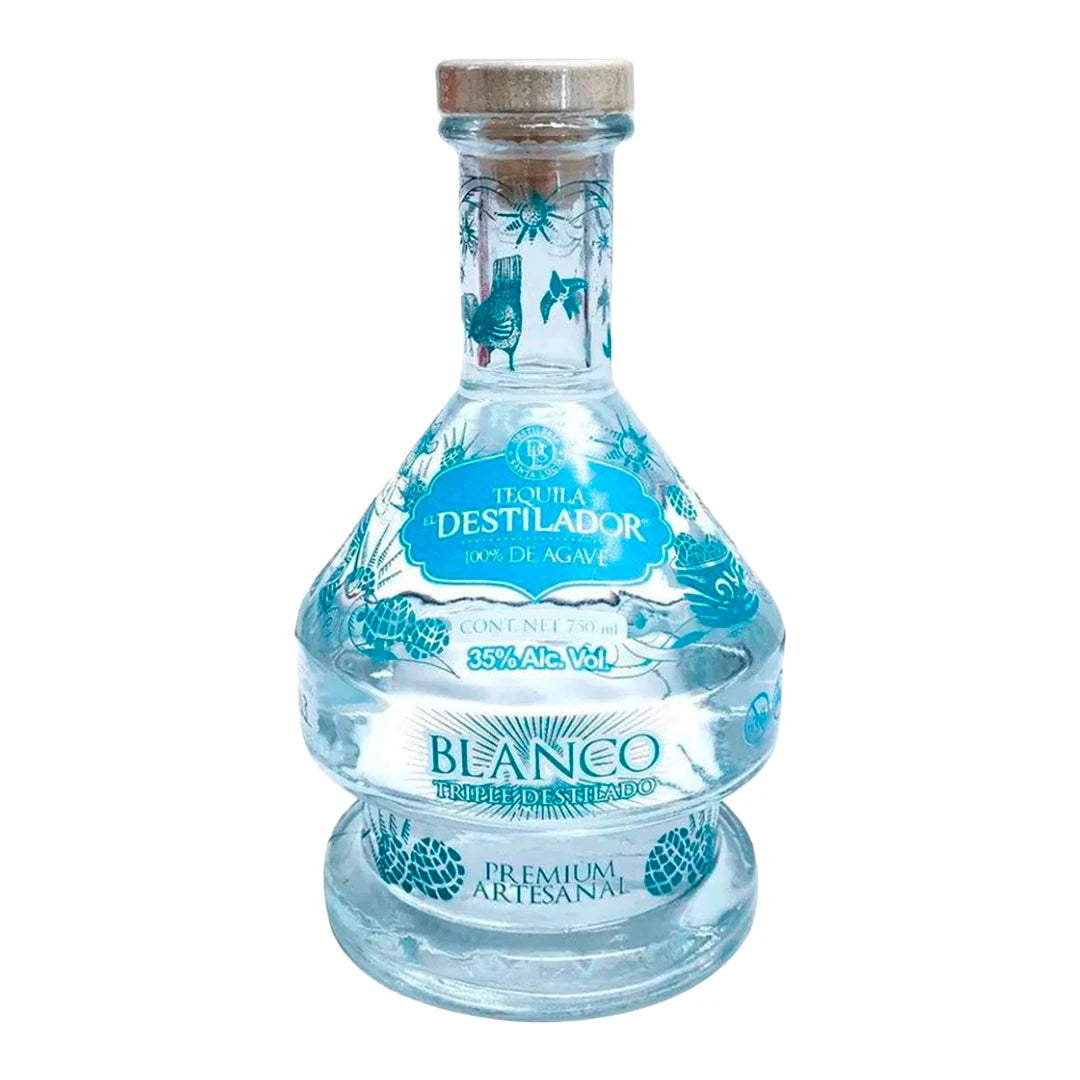 Tequila El Destilador Premium Blanco 750 Ml