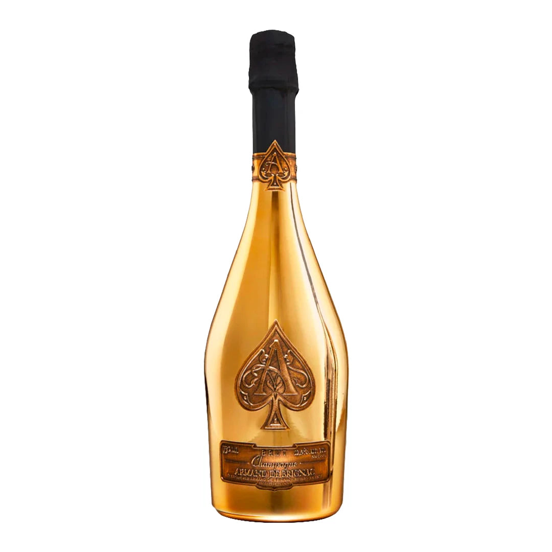 Champagne Armand De Brignac Brut Gold Wooden Box 750 Ml