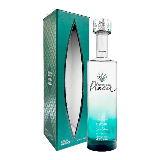 Tequila Nuestro Placer Reposado Cristalino 750 Ml
