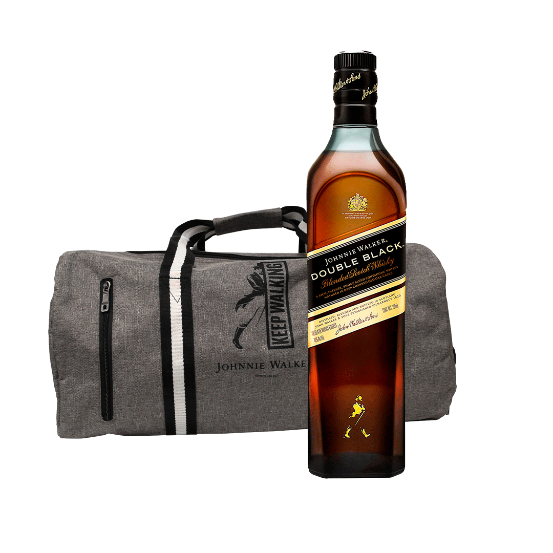 Whisky Johnnie Walker Double Black 750 Ml + Maleta Johnnie Walker