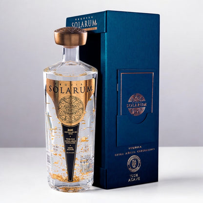 Tequila Solarum Extra Añejo Cristalino 750 Ml + Shaker