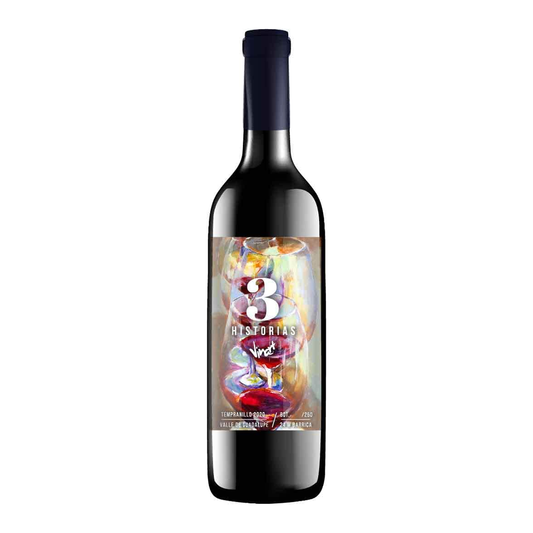 Vino Tinto Tres Historias Tempranillo 750 Ml 2020