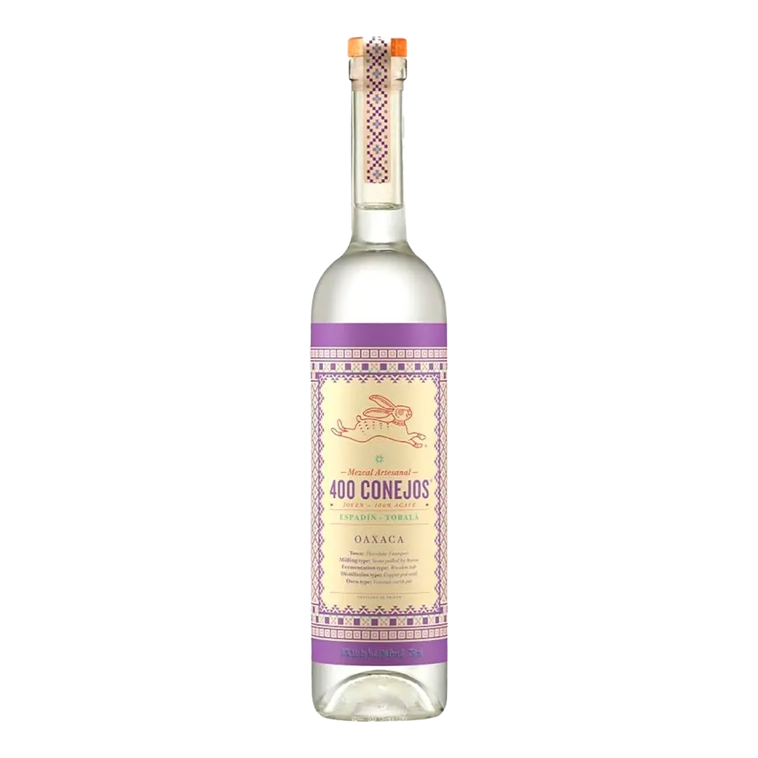 Mezcal 400 Conejos Espadín Tobalá 700 Ml