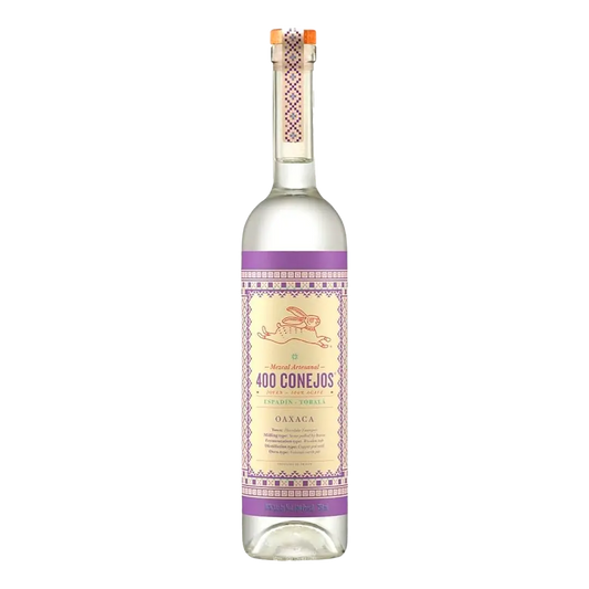 Mezcal 400 Conejos Espadín Tobalá 700 Ml