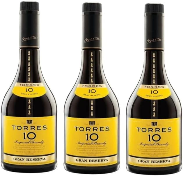Pack 3 Brandy Torres 10 Gran Reserva 700 Ml