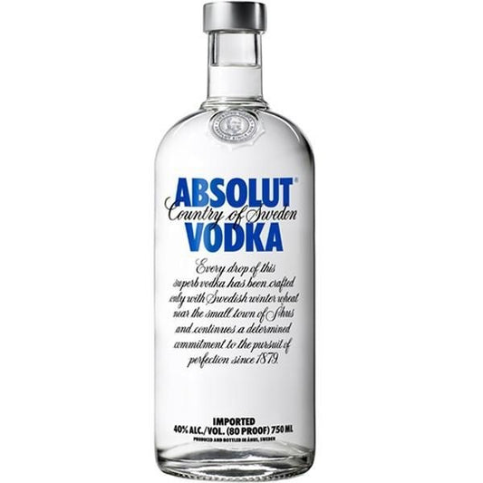 Vodka Absolut Regular Azul 750 Ml