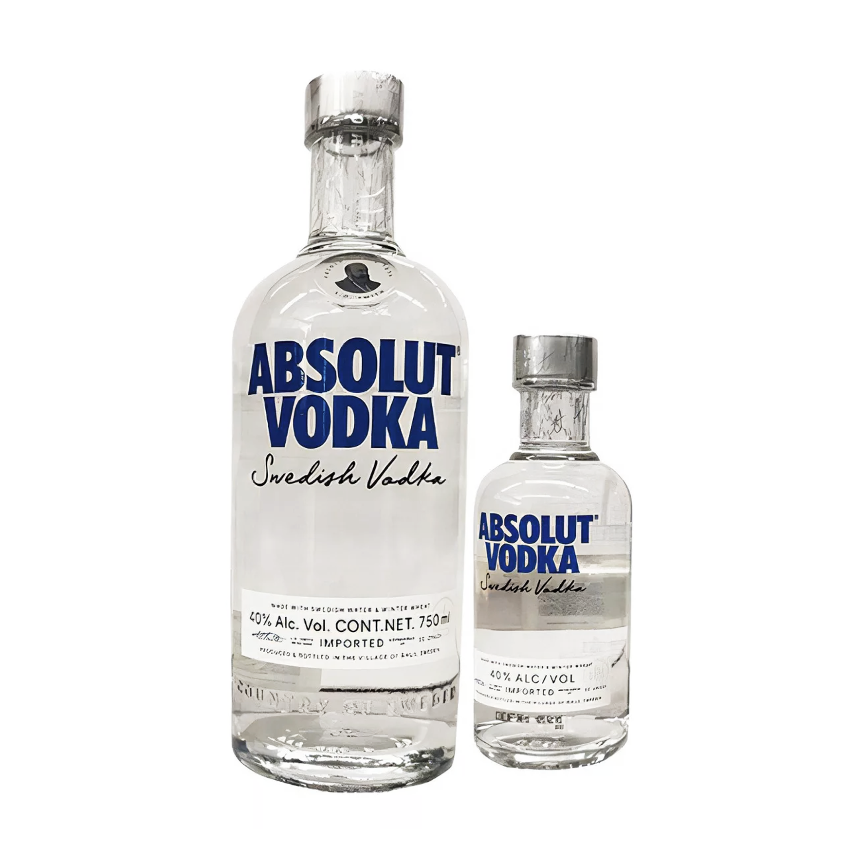 Absolut Azul Vodka Absolut Azul 750 Ml + Absolut Azul 50 Ml – Corpovino