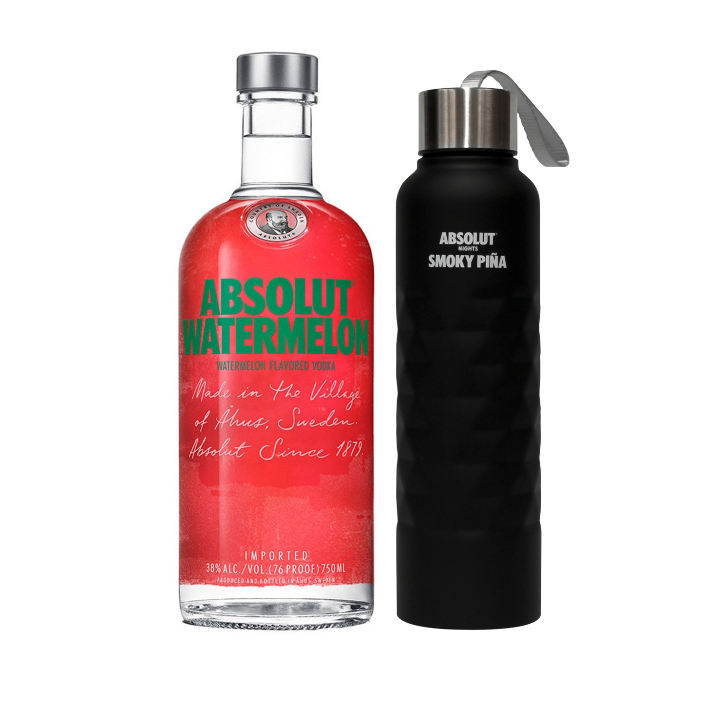 Vodka Absolut Watermelon 750ml + Termo Absolut - Corpovino