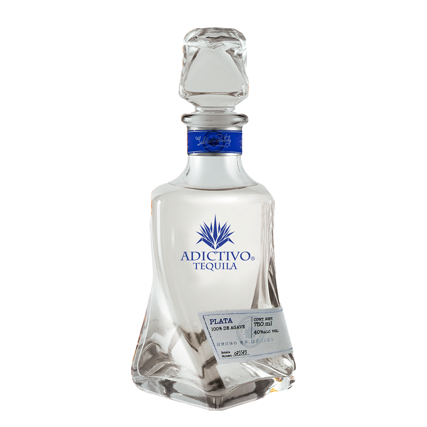 Tequila Adictivo Plata 750 Ml