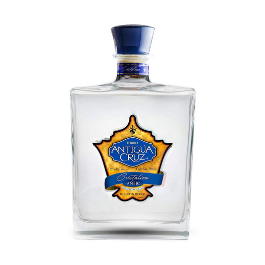 Tequila Antigua Cruz Añejo 100% Puro De Agave Cristalino 750ml