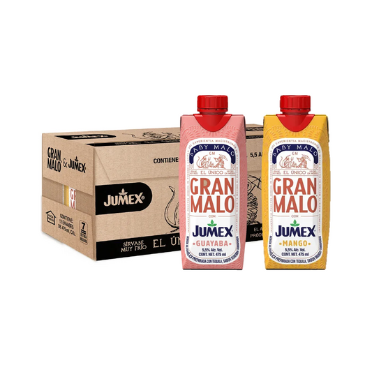 Pack 12 Bebida Baby Malo Guayaba & Mango 475 ml