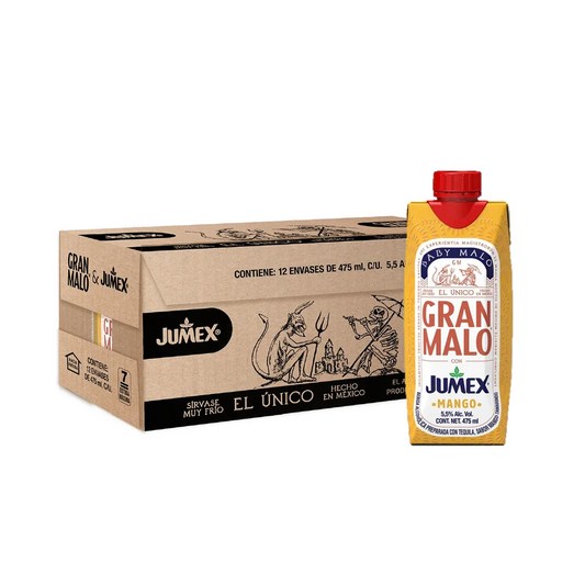 Pack 12 Bebida Baby Malo Mango 475 ml