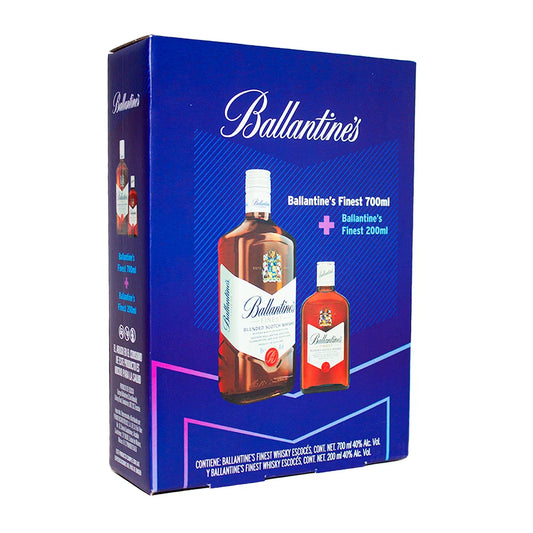 Whisky Ballantines Finest 700ml Con Ballantines Finest 200ml - Corpovino
