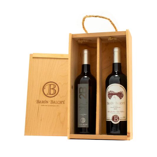 Set Barón Balché Vino Tinto Reserva Especial + Vino Blanco 2B + Estuche