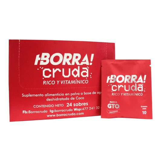 Borra Cruda Caja Con 24 Sobres