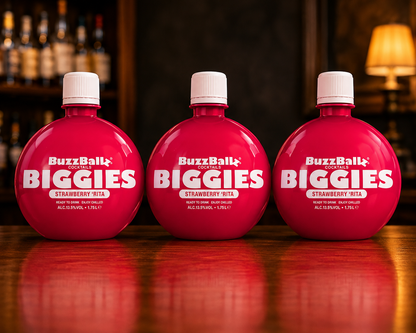 Pack 3 Bebida BuzzBallz Strawberry Rita 1750 Ml
