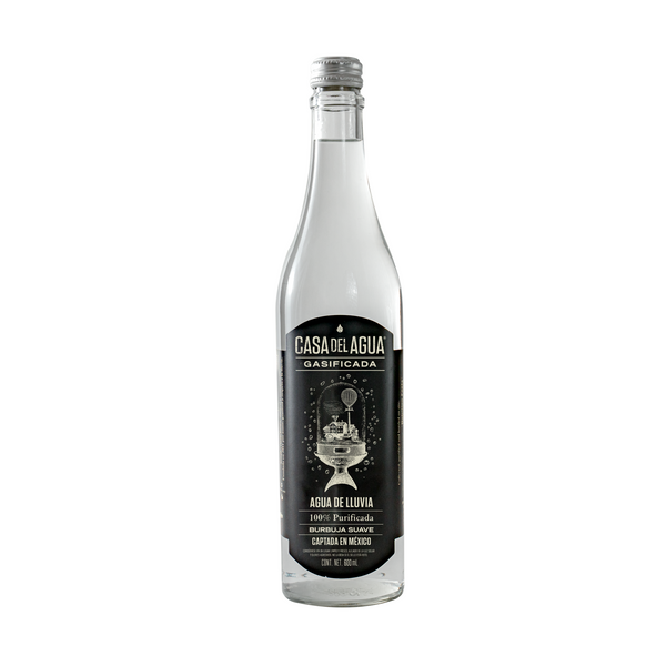 Agua de Lluvia Gasificada Casa del Agua 600 Ml