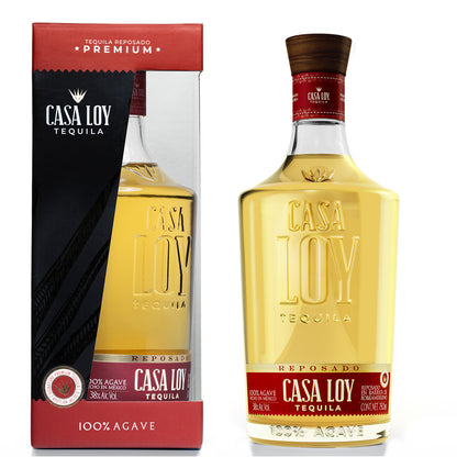 2 Tequilas Casa Loy Reposado 750 Ml + Termo